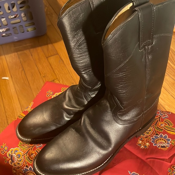 Justin Boots Shoes Mens Justin Boots Size 75 D Excellent Shape